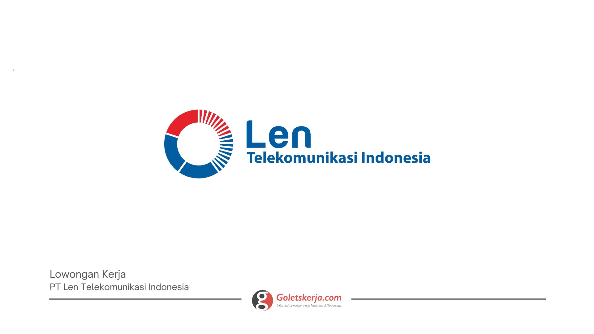 Pt Len Telekomunikasi Indonesia Goletskerja