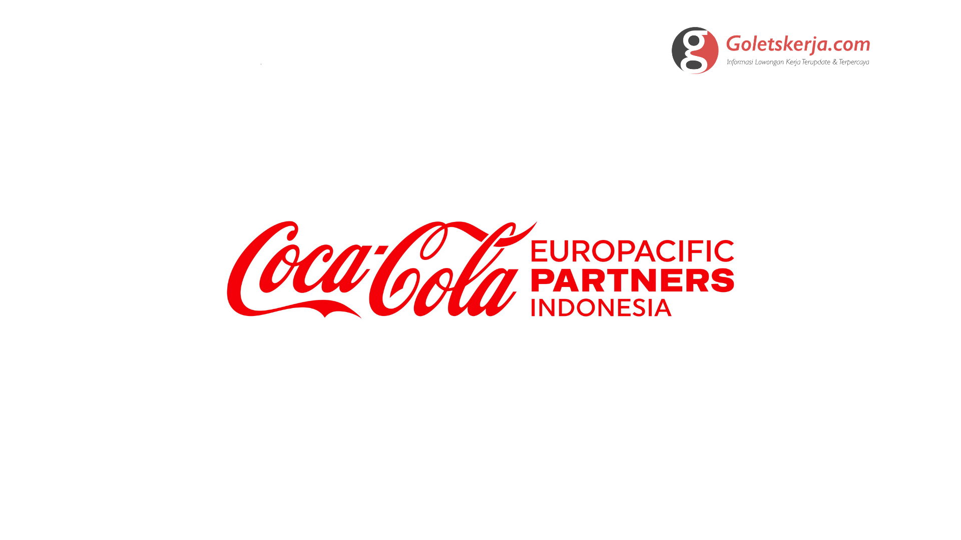 Lowongan Kerja Coca-cola Europacific Partners Indonesia