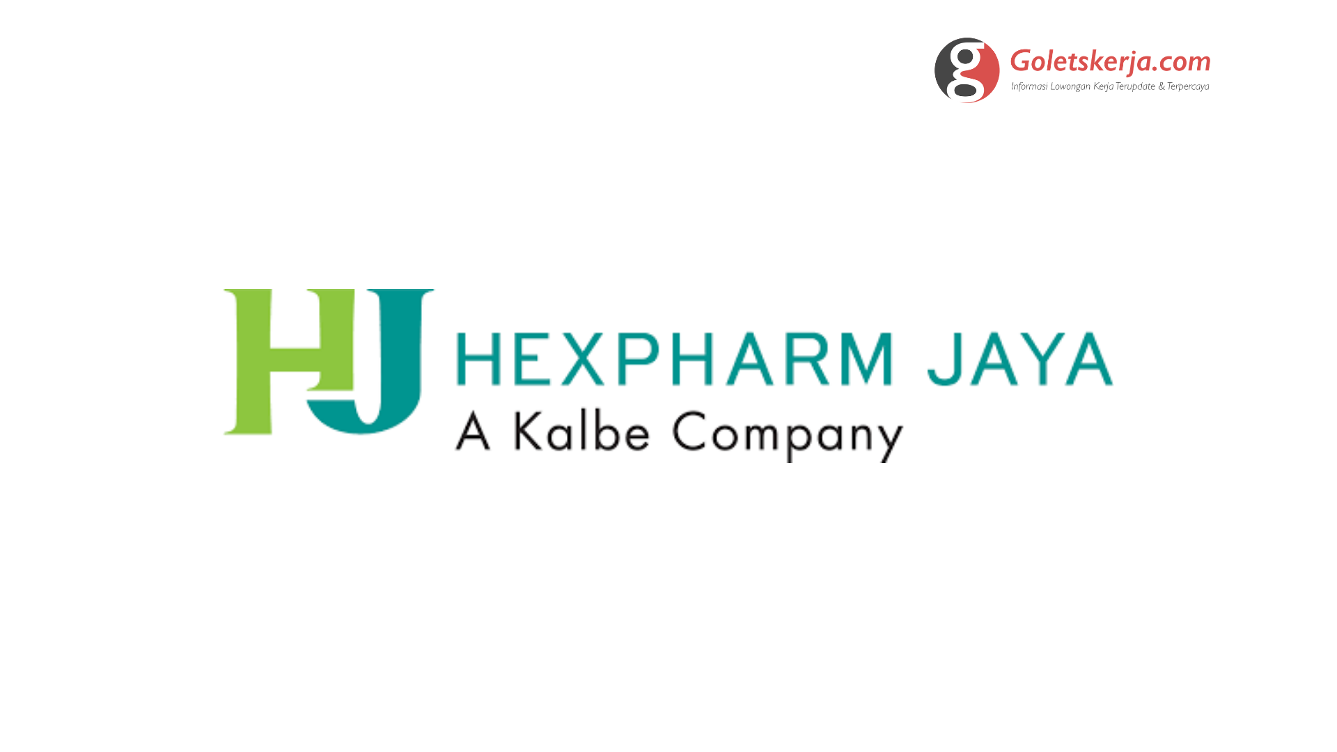 Lowongan Kerja PT Hexpharm Jaya Laboratories (A Kalbe Company)