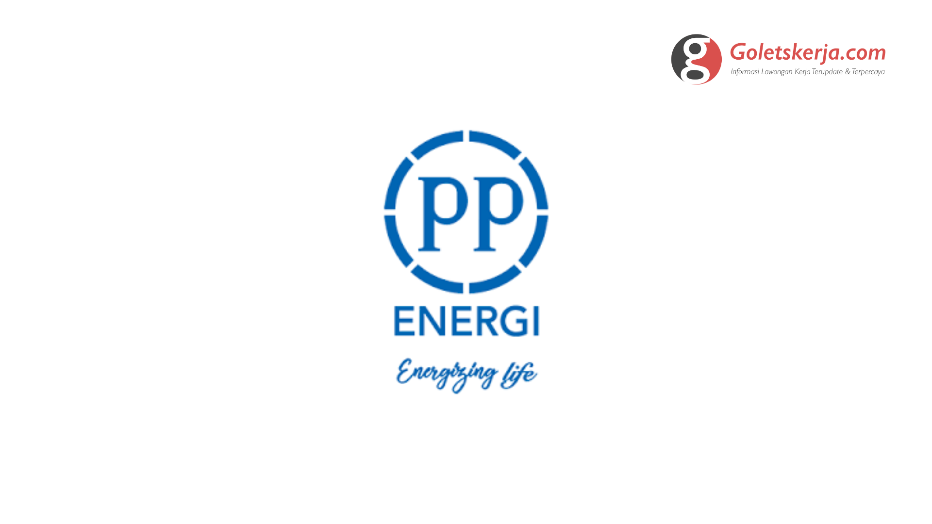 Lowongan Kerja PT PP Energi Tbk