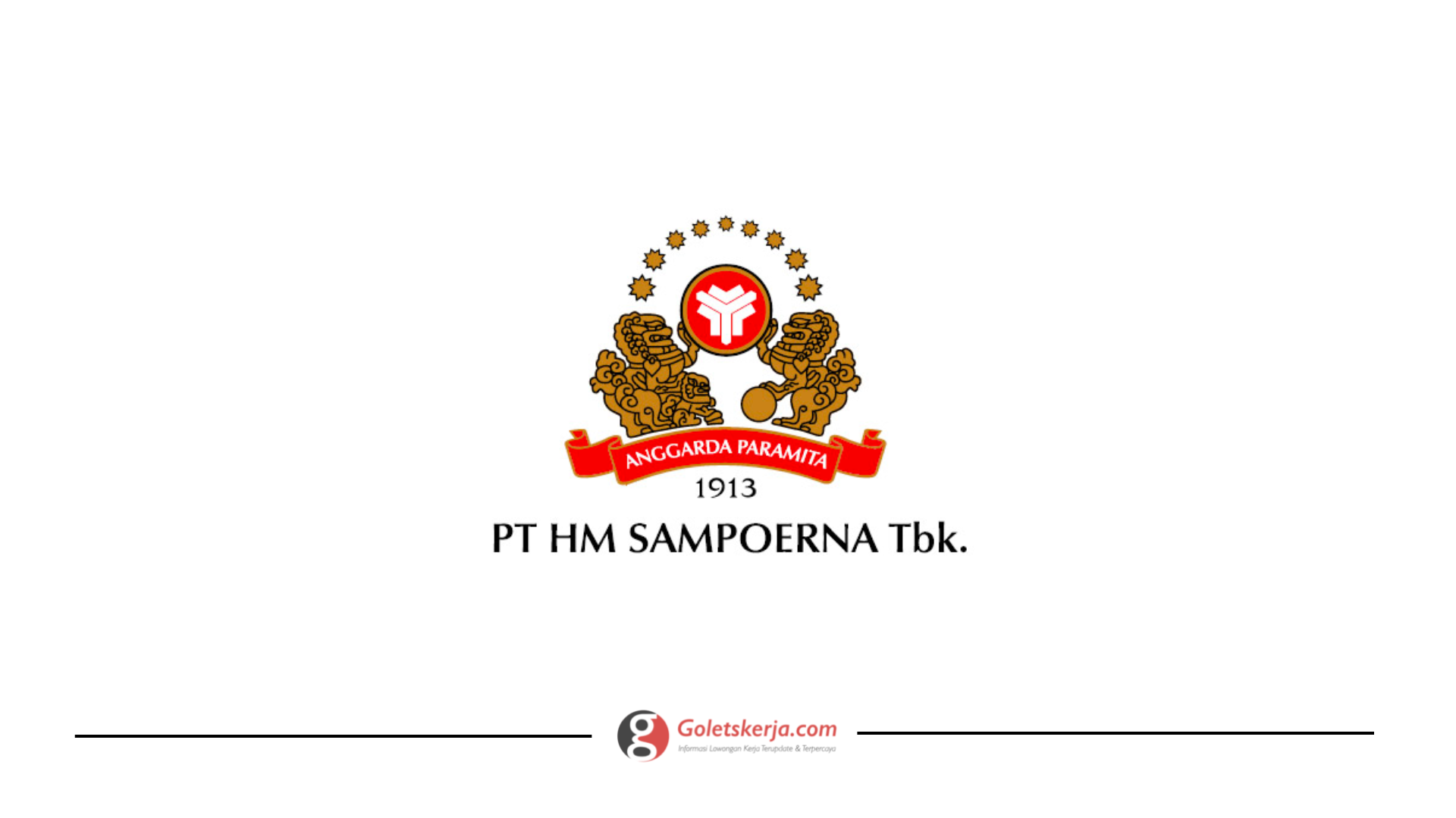 PT HM Sampoerna Tbk - Goletskerja.com