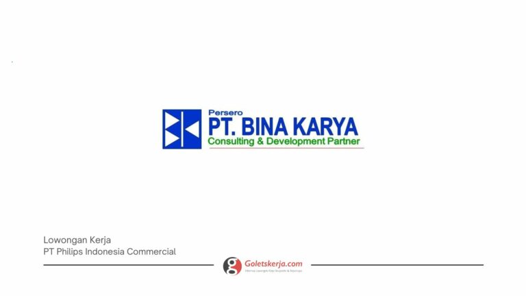Lowongan Kerja PT Bina Karya (Persero)
