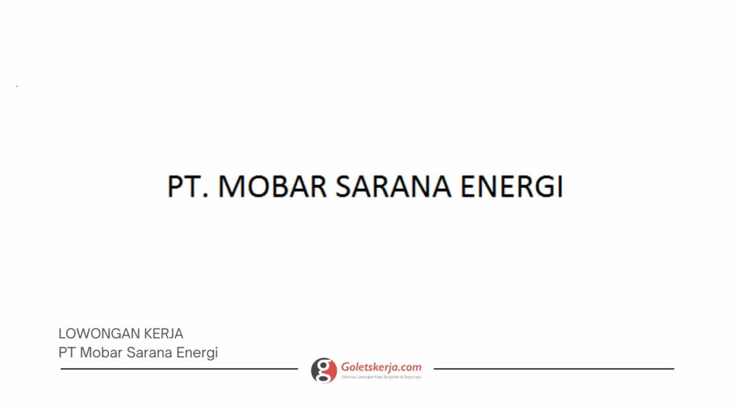 PT Mobar Sarana Energi