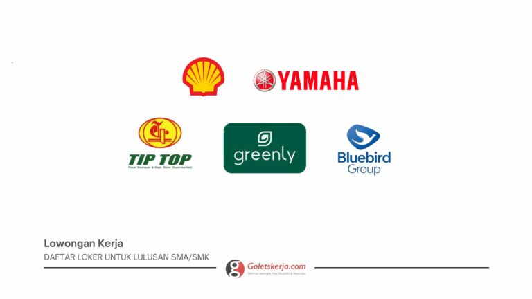 DAFTAR INFOLOKER UNTUK LULUSAN SMA/SMK TERBARU