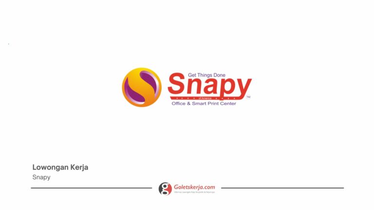 Rekrutmen Snapy Terbaru Oktober 2025